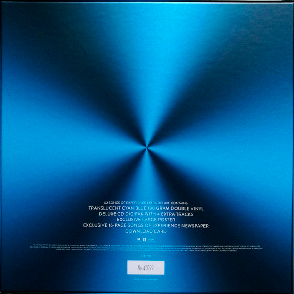 U2 / Songs Of Experience (Extra Deluxe Edition)(Coloured Vinyl)(2LP+CD)