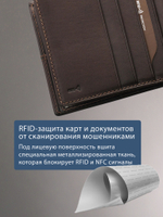 B240036R CASTANHO - Портмоне с RFID защитой MP