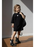 Платье детское трикотажное в садик
