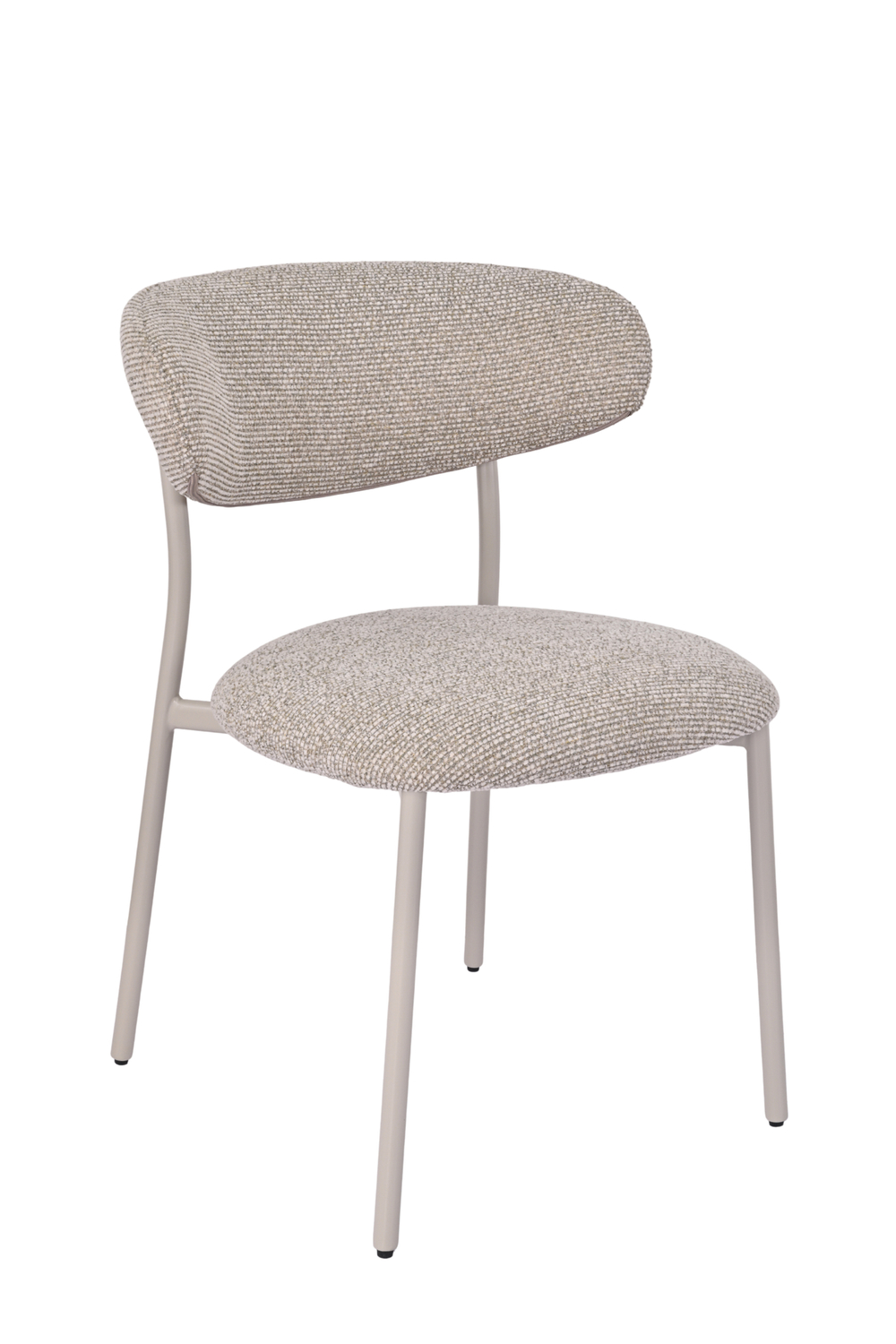 Стул обеденный Ayla бежево-зеленый кремовые ножки 2 шт.