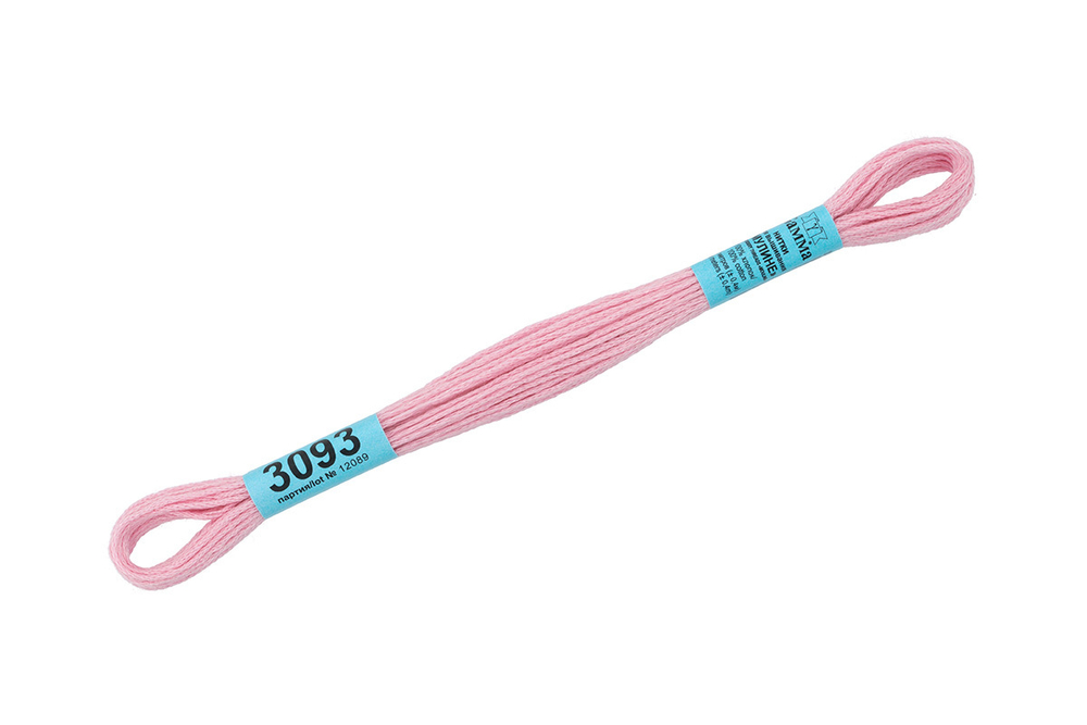 Мулине "Gamma", 100% хлопок , 8 м, №3093
