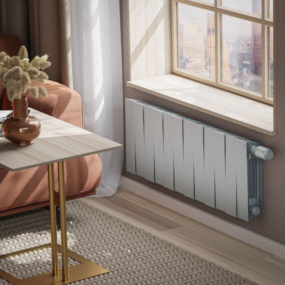 Радиатор Royal Thermo PianoForte 300 /Silver Satin - 12 секц. VDR — (5)