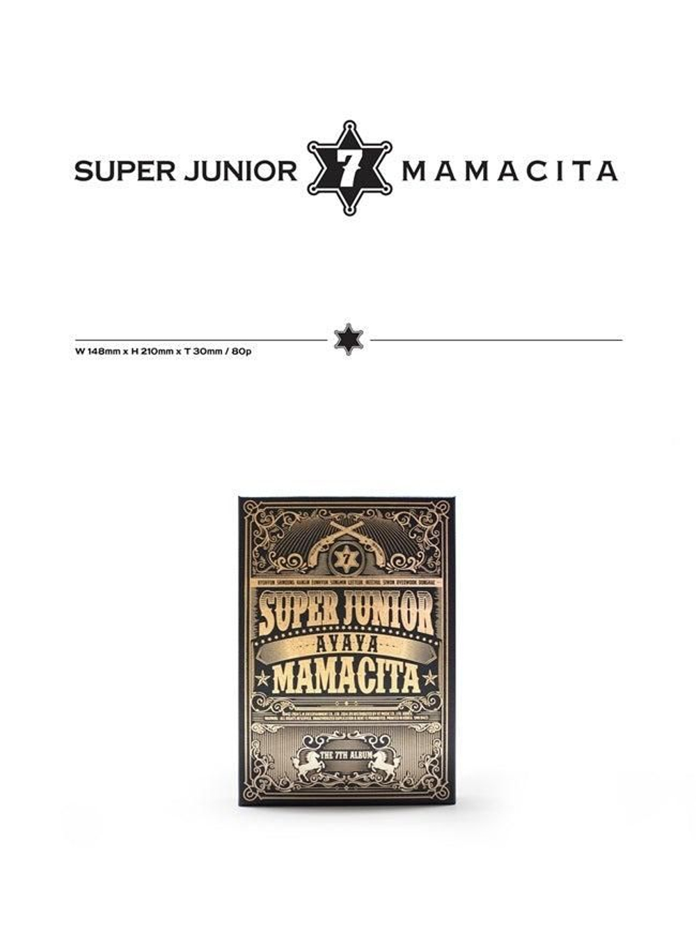 Альбом SUPER JUNIOR - MAMACITA 7th Album