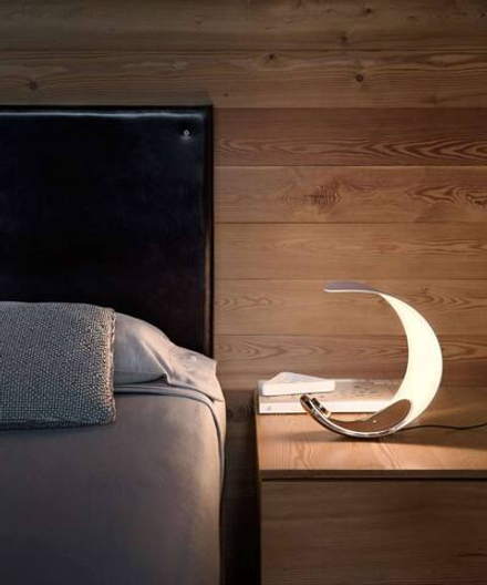 Table design lamp Curl by Luce plan