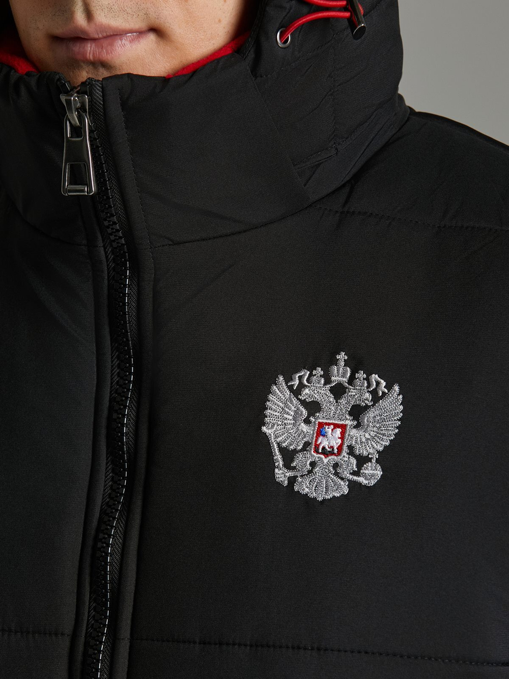 Жилет утепленный мужской РОССИЯ черный