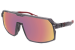 Спортивные очки HILX Inferno Shiny Crystal Dark Grey / Red Lens