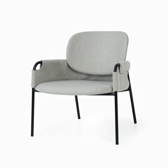 Лаунж-кресло Lok, светло-серое