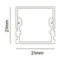 Алюминиевый профиль накладной 21x21 (Серебро, 2 м), ALM007S-2M Led Strip alm007s-2m