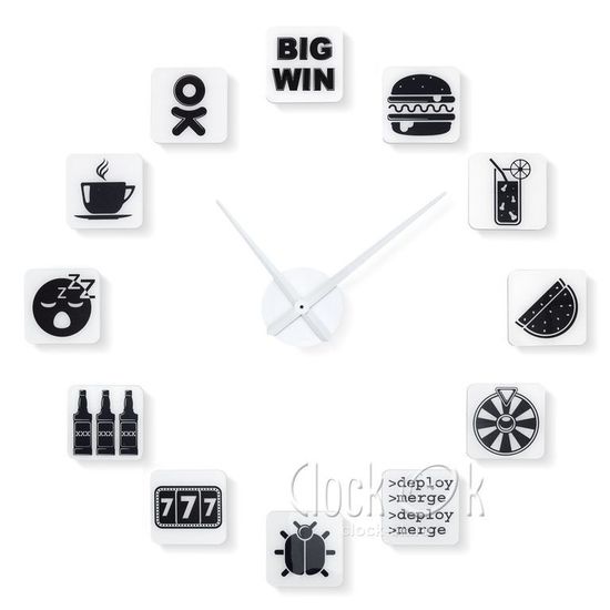 Настенные 3D часы "BIG WIN"