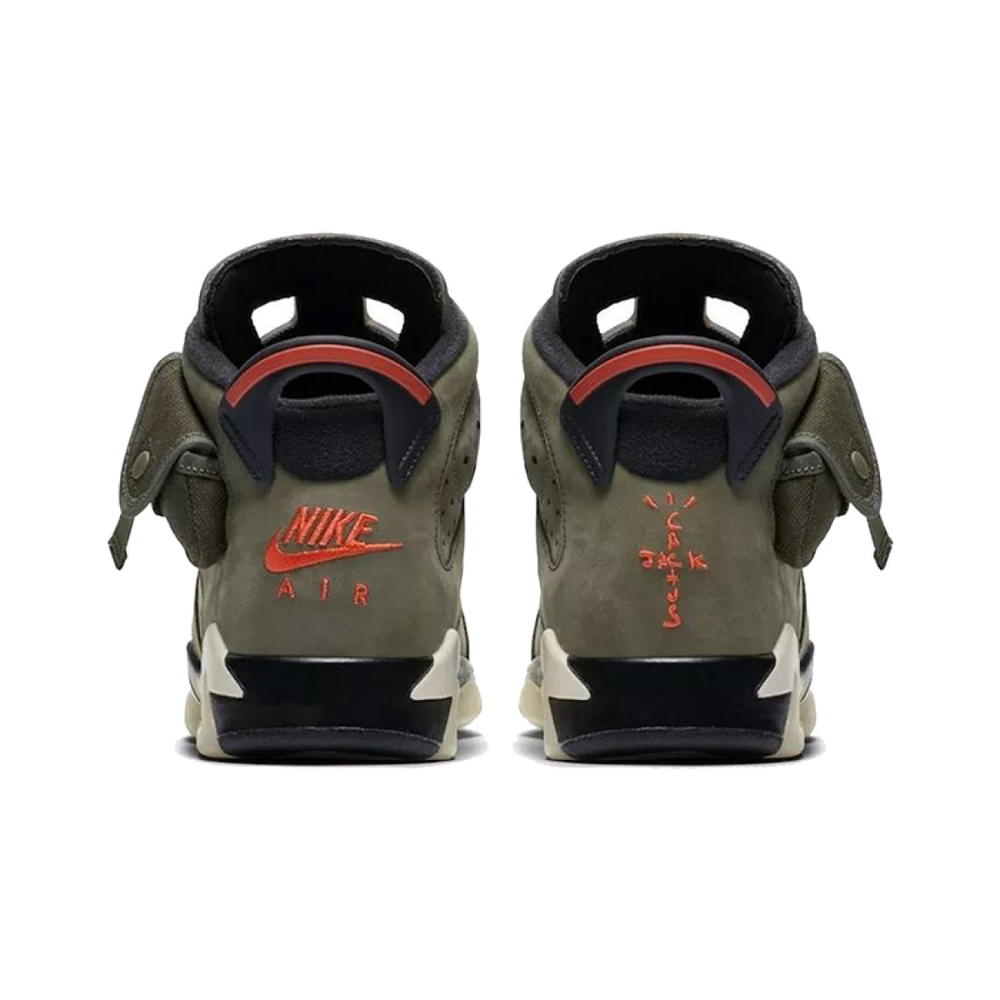 Кроссовки Travis Scott x Air Jordan 6 Retro GS Olive
