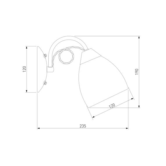 Бра Eurosvet 22415/1 хром