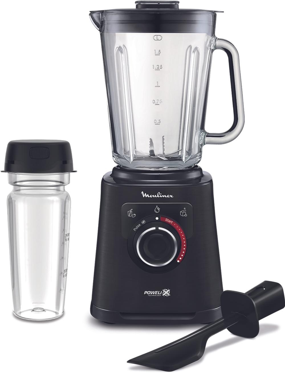 Высокоскоростной блендер Moulinex PerfectMix+ с бутылкой для смузи LM87G810