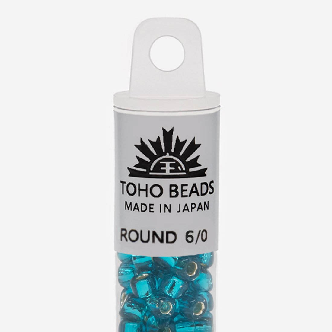 Японский бисер TOHO Round 6/0 (№23BDA), с внутренним серебрением, прозрачный