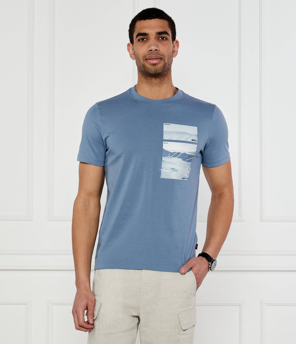 Футболка Te_Dune BOSS ORANGE - голубой(50539194)