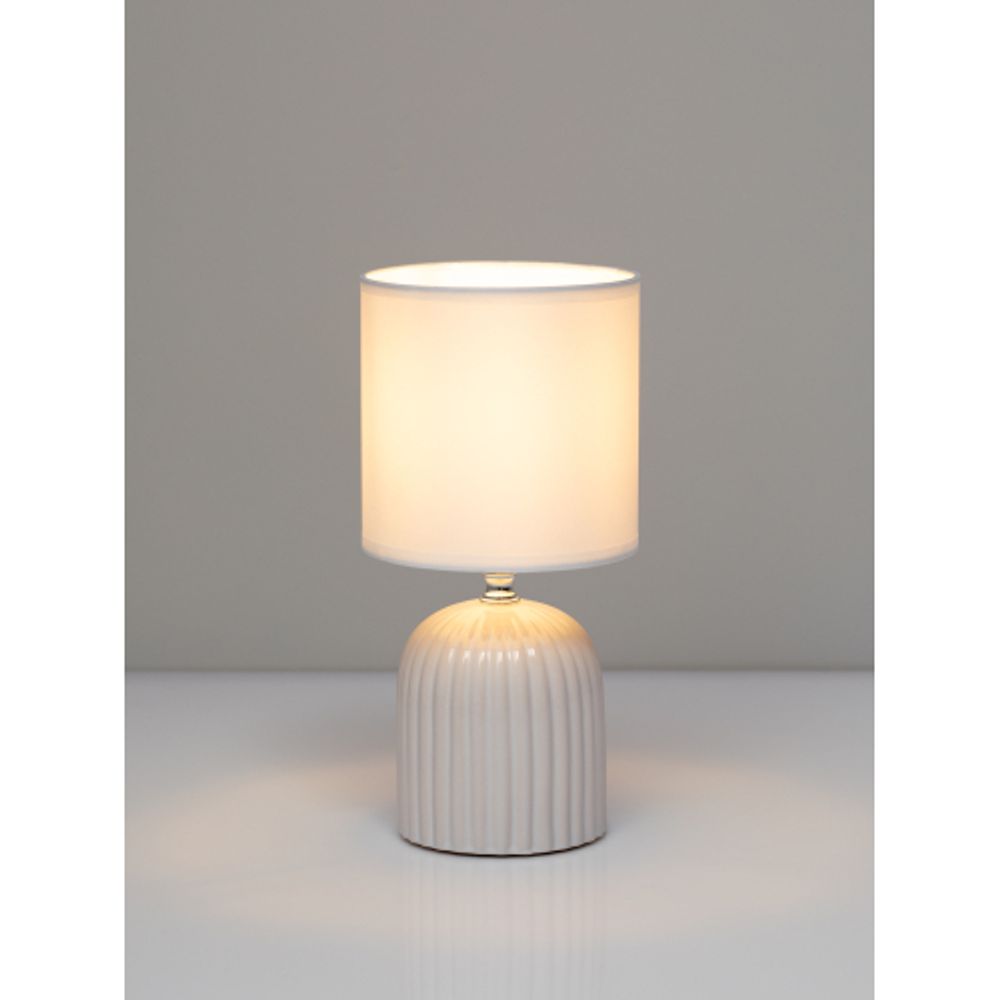 Настольная лампа Rivoli May 7548-501 1 х Е14 40 Вт керамика белая с абажуром | Rivoli