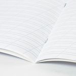 Тетрадь ЗЕЛЁНАЯ обложка 12 л., косая линия с полями, офсет, "ПЗБМ", 19971, 50шт