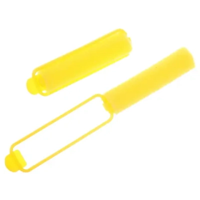 Бигуди поролоновые с зажимом 14шт,цвет желтый, d=15мм