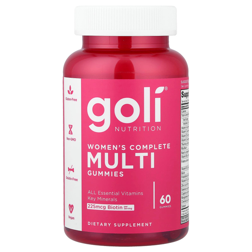Goli Nutrition, Комплексные мультивитамины для женщин, 60 жевательных таблеток
