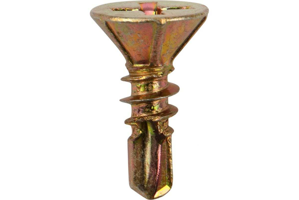 САМОРЕЗЫ СТРОЙБАТ Д/МОН/ОКОН ЖЕЛ/ЦИНК С БУР.3,9Х13 12ШТ