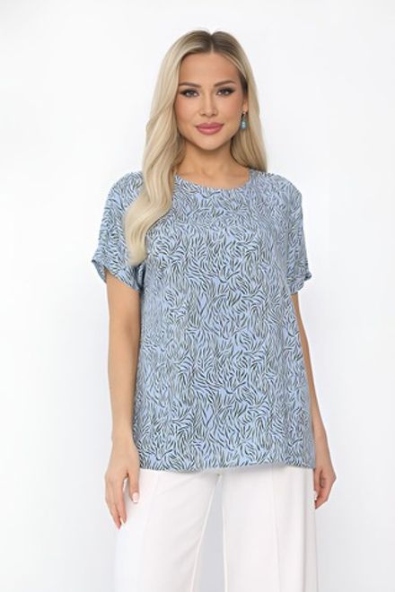 Блуза Кармен (голубая) Б13724-30М LT Collection