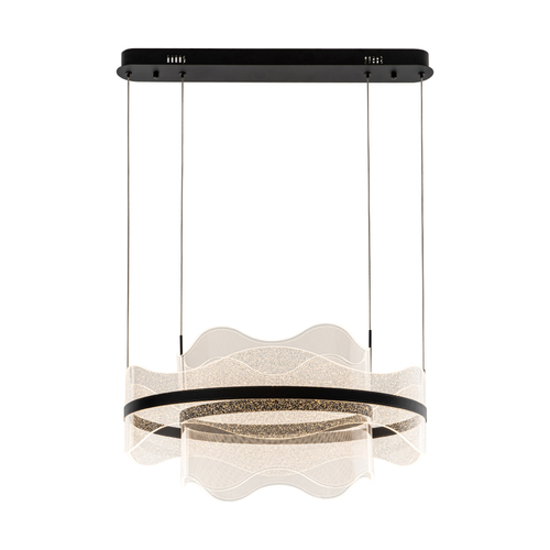 Подвесная светодиодная люстра Modestyle MS.8047.600 BK