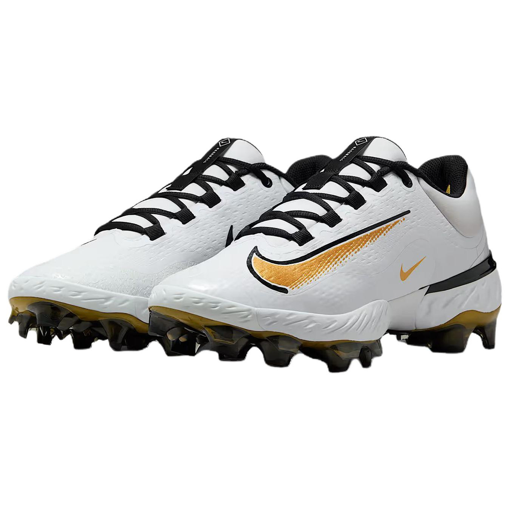 Nike Alpha Huarache Elite 4 Low Top Upper Height Baseball Shoes Men"s White