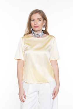 ШЕЛКОВАЯ АТЛАСНАЯ ФУТБОЛКА