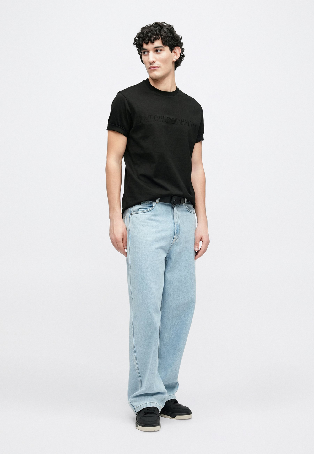 Emporio Armani Футболка с принтом - Чёрный