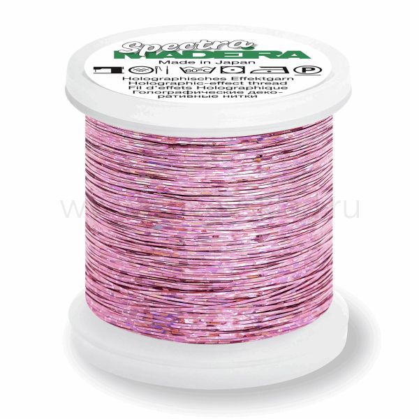 Нитки вышивальные голографические Madeira Spectra 100 м, цв. 513, 9843, 5 катушек