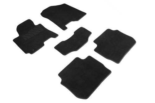 Ворсовые коврики LUX для KIA Cerato III / Classic 2013-2020 Seintex.85484