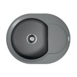 кухонная мойка Omoikiri Sakaime 60E-GR Tetogranit/leningrad grey