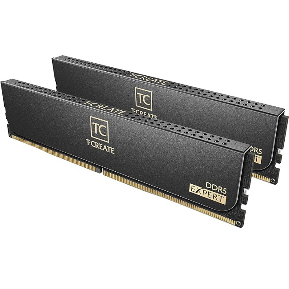 Модуль памяти DIMM DDR5 64Gb, 6400Mhz, 2x32Gb, Team Group T-CREATE Expert Black (CTCED564G6400HC34BDC01)