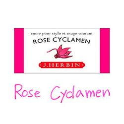Чернила во флаконе Herbin 30 мл Rose cyclamen Розовый Цикламен (13066T) 3