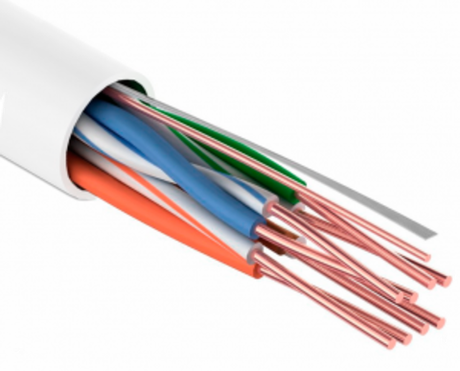Кабель UTP 4PR 24AWG  Cu  CAT5E PVC серый 305м Tantos