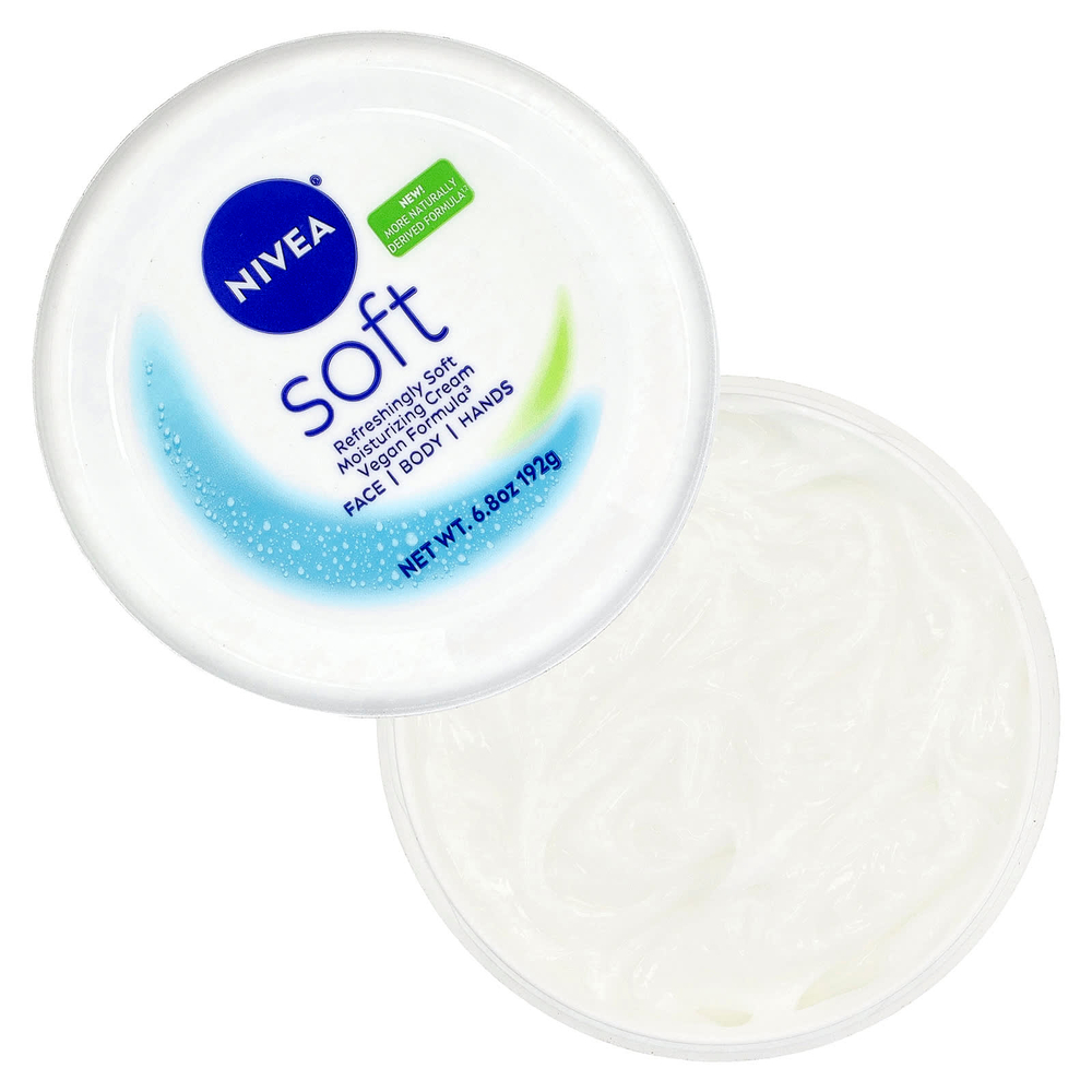 Nivea, Мягкий, освежающий мягкий увлажняющий крем, 192 г (6,8 унции)
