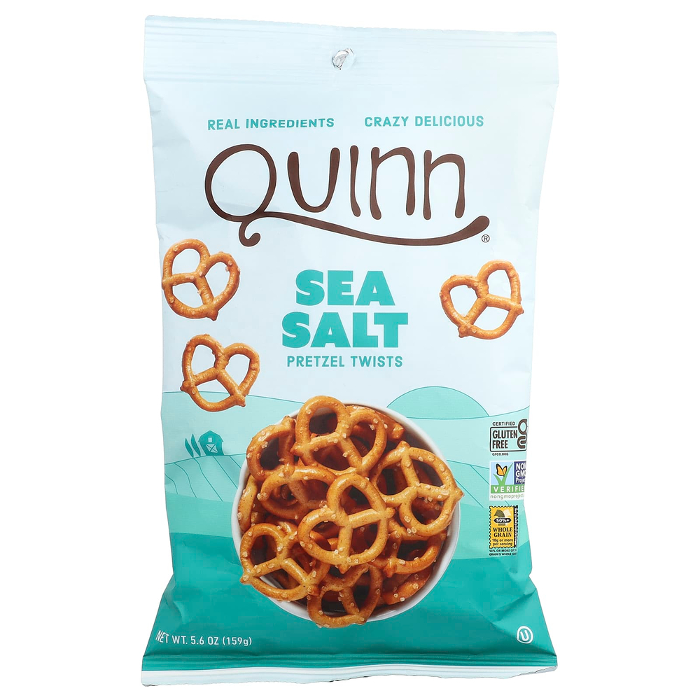 Quinn Snacks, Pretzel Twist, морская соль, 159 г (5,6 унции)