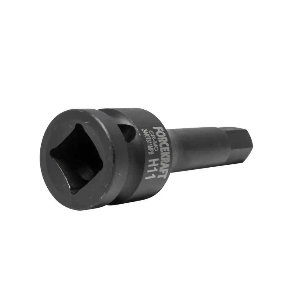 Головка-бита 6-гранная ударная 11мм,1/2'' FORCEKRAFT FK-24407811MPB