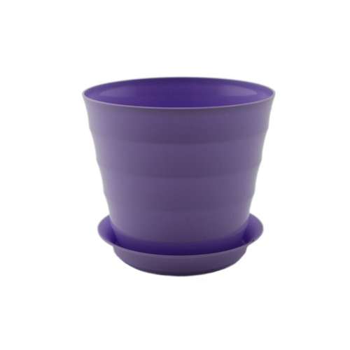 ГОРШОК Д/ЦВЕТОВ ЛАУРА 0.7Л ЛАВАНДОВЫЙ