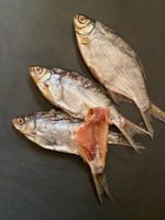 Густера с Ладожского озера, вяленая, слабосоленая, рыбки 15-20 см, 300 грамм, 6-9 рыбок