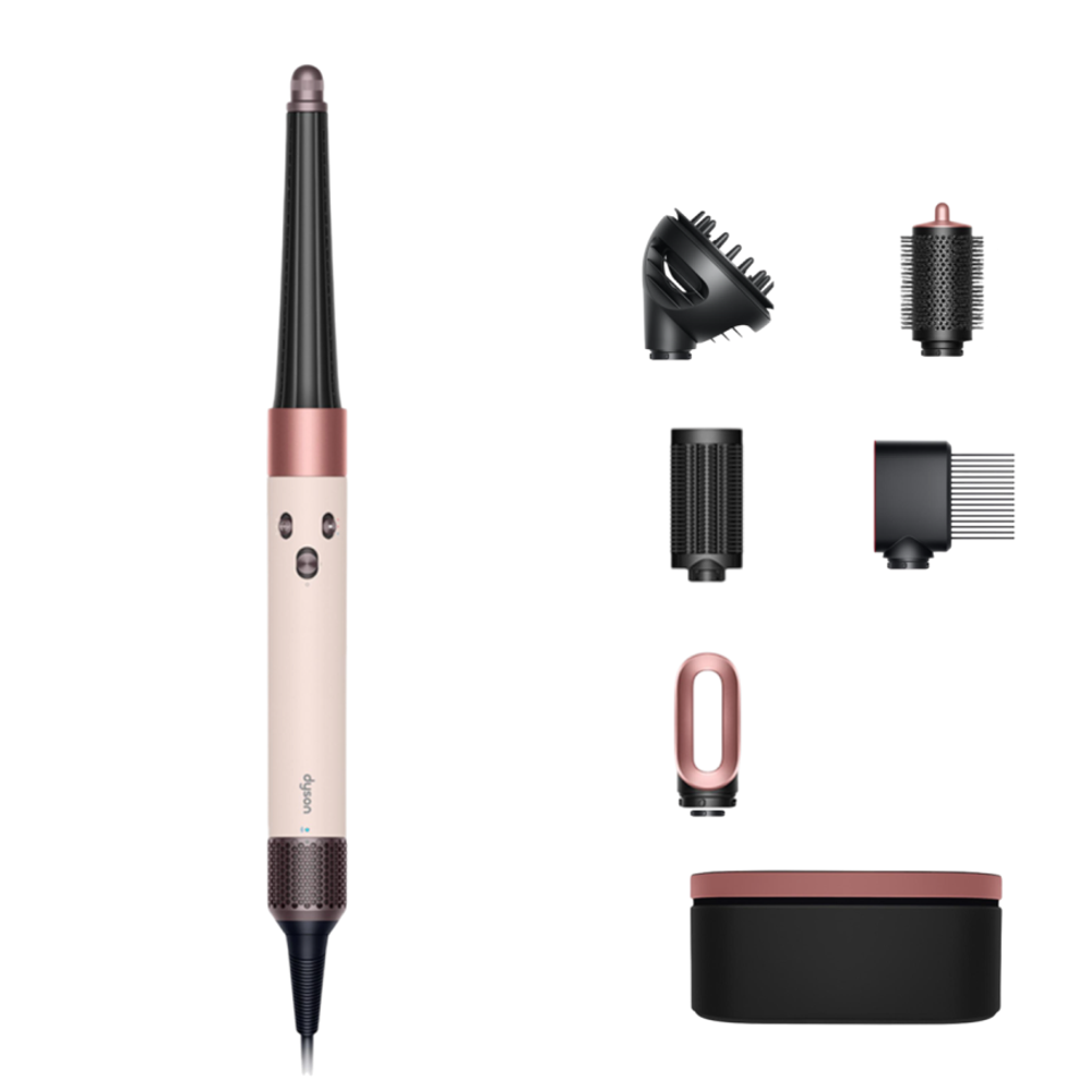 Стайлер Dyson HS08 Hairstyler Airwrap i.d. Curly+Coily (Ceramic Pink/Rose Gold) (2025) Мультистайлер цвета «розовая керамика/розовое золото». Подходит для кудрявых (с любой упругостью завитков) и волнистых волос любой длины