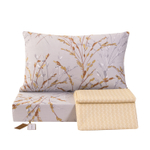 Комплект постельного белья Делюкс Сатин 100% хлопок на резинке LR638