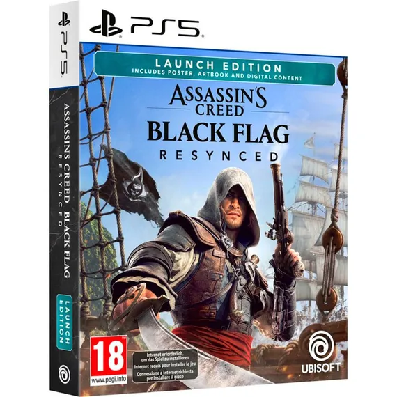 PS5 Assassin's Creed: Black Flag Resynced Launch Edition (Новинка!) (Новый, Русские субтитры)