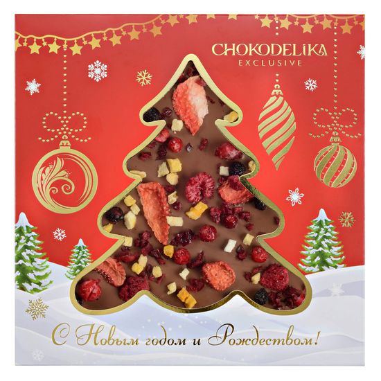 Шоколад молочный с украшением "Райские мечты", 150 г