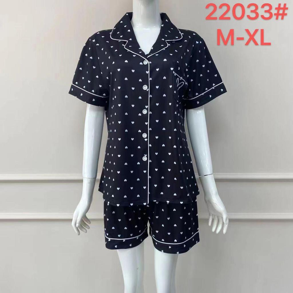 Пижама шорты и рубашка 22033-3