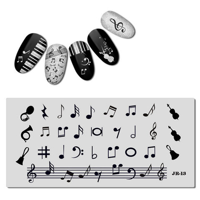 Пластина для стемпинга JR013*