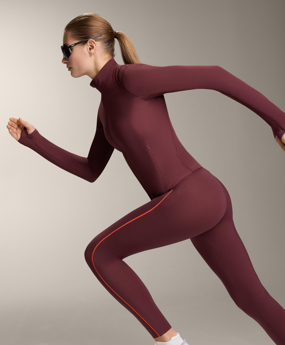 Oysho Техническая куртка FELLEX® Volcanic, бордовый