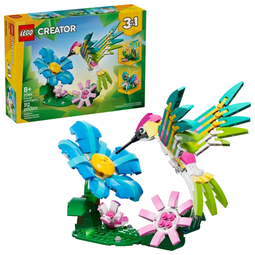 Конструктор LEGO Creator 3in1 31384 Wild Animals: Colorful Hummingbird