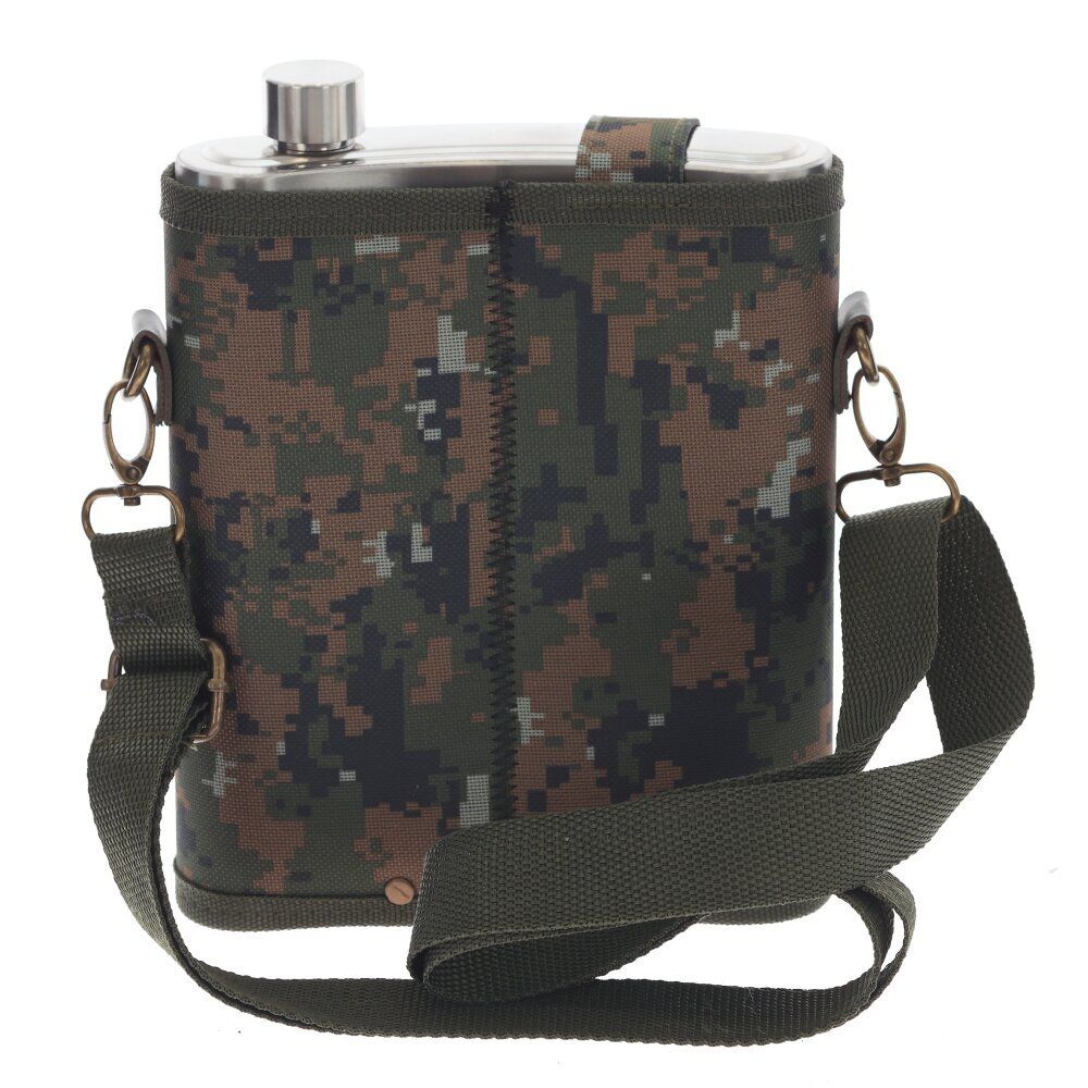 GAEM Набор из 4-х предм.: фляжка 1350 мл, 2 стопки 70 мл, фляжка 100 мл, L19 W10,5 H23,5 см