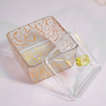 Менажница 4-х секционная 20*17,5*8,5см на металлической подставке, 9189