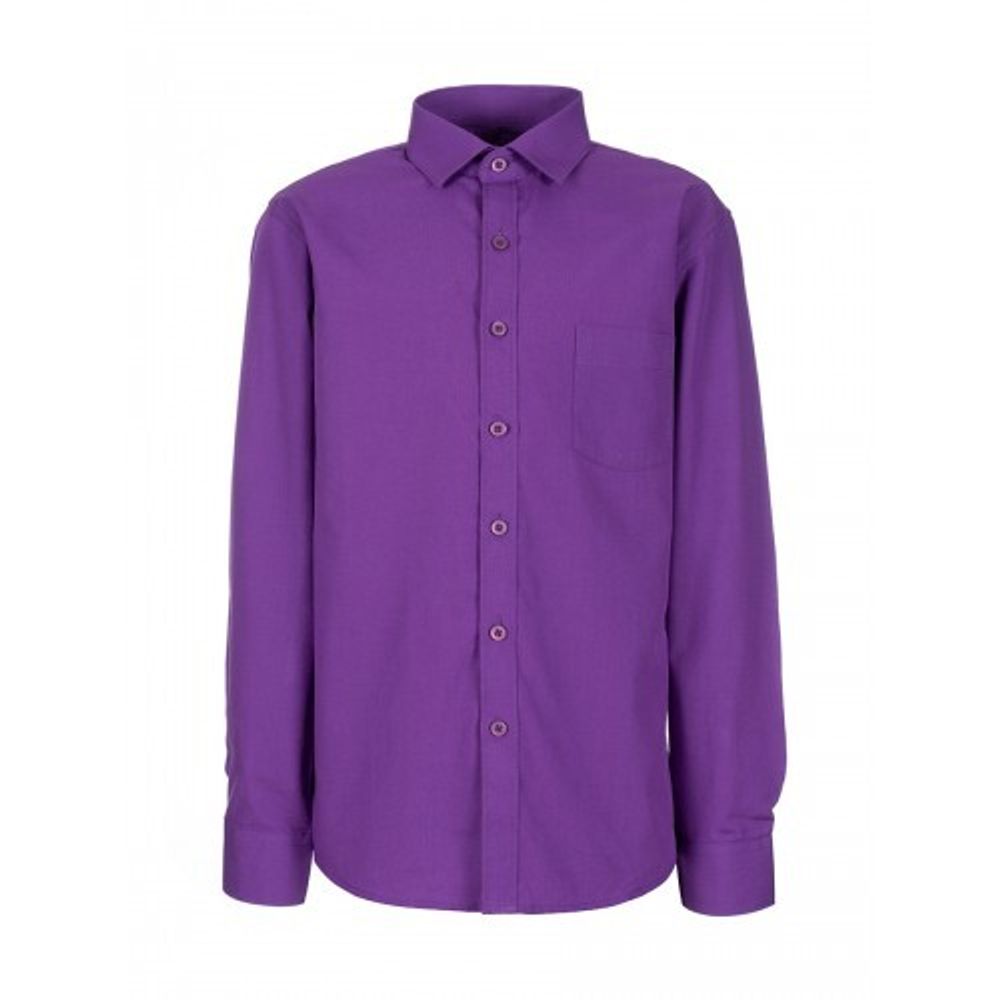 Фиолетовая рубашка с длинным рукавом TSAREVICH